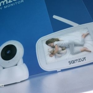 Samzuy Baby Camera - 1080p/Pan & Tilt/Wireless/5in Color Screen - $36 Obo